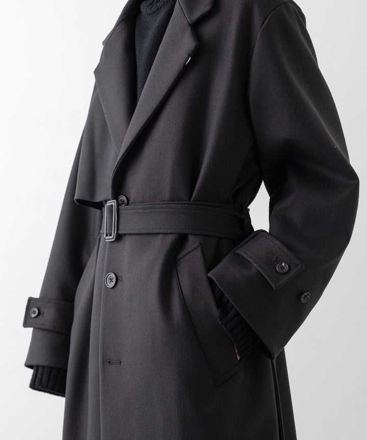 stein シュタイン 23AW LAY CHESTER COAT - DARK CHARCOAL sessionセッション福岡セレクトショップ 公式通販サイト