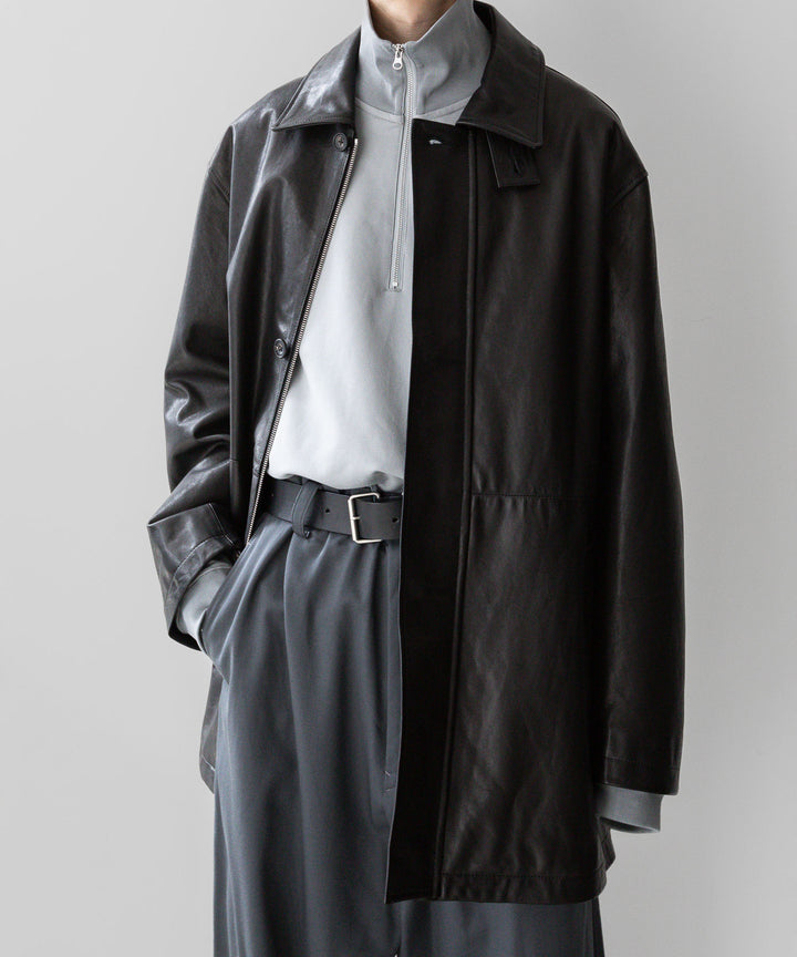 KANEMASA PHIL. カネマサフィル 23AW EXCLUSIVE - 36G SUPER FINE GAUGE HALF ZIP PULLOVER - LIGHT GRAY sessionセッション福岡セレクトショップ公式通販サ