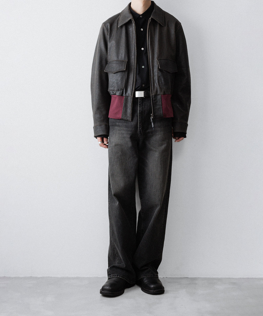 ssstein(シュタイン)のWIDE DENIM JEANS - BLACKの公式通販サイトsession福岡セレクトショップ