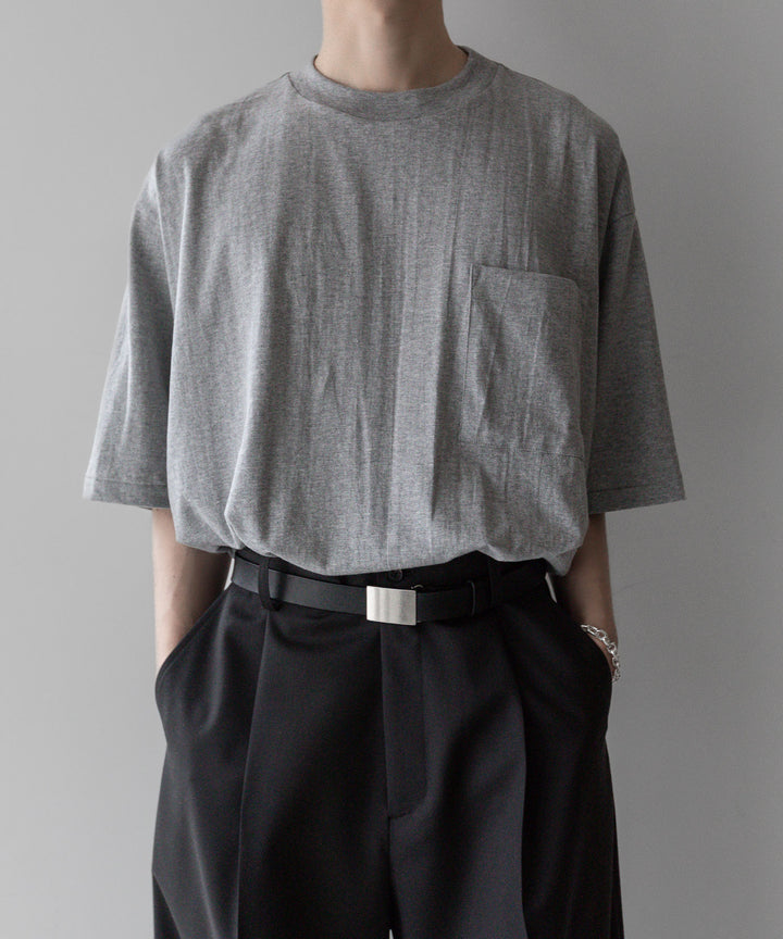 【INTÉRIM】インテリムのHYPER BIG AME-KAJI POCKET TEE - TOP GREY公式通販サイト session福岡セレクトショップ