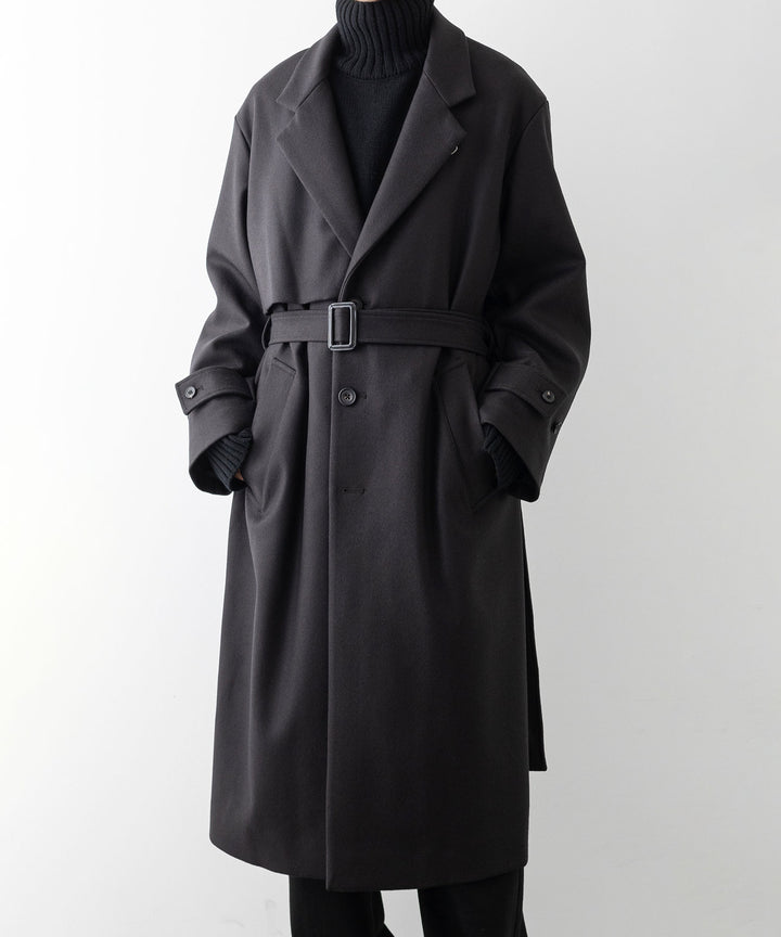 stein シュタイン 23AW LAY CHESTER COAT - DARK CHARCOAL sessionセッション福岡セレクトショップ 公式通販サイト