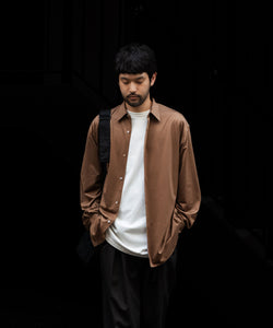 KANEMASA PHIL. カネマサフィルの46G MODEST SHIRT - COYOTEの公式通販サイトsession福岡セレクトショップ