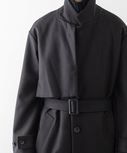 stein シュタイン 23AW LAY CHESTER COAT - DARK CHARCOAL sessionセッション福岡セレクトショップ 公式通販サイト