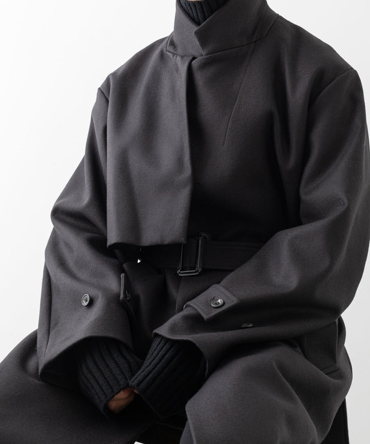 stein シュタイン 23AW LAY CHESTER COAT - DARK CHARCOAL sessionセッション福岡セレクトショップ 公式通販サイト