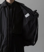 画像をギャラリービューアに読み込む, ssstein(シュタイン)の24AWコレクション PADDED COACH JACKET - BLACK 公式通販サイトsession福岡セレクトショップ
