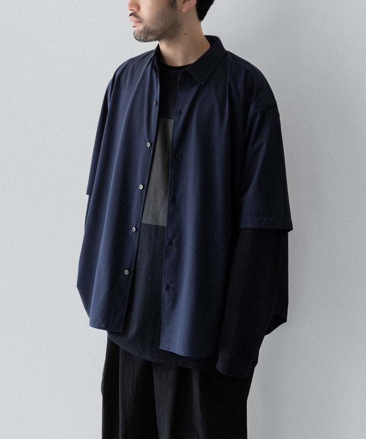 KANEMASA PHIL.-カネマサフィル46G ATMOSPHERE S/S SHIRTのNAVY 公式通販サイトsession福岡セレクトショップ