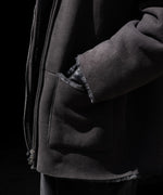 画像をギャラリービューアに読み込む, ssstein(シュタイン)のCUT-OFF MOUTON JACKET - GREY KHAKIの公式通販サイトsession福岡セレクトショップ
