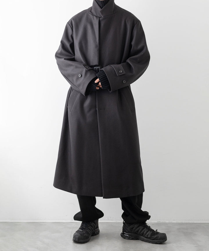 stein シュタイン 23AW LAY CHESTER COAT - DARK CHARCOAL sessionセッション福岡セレクトショップ 公式通販サイト