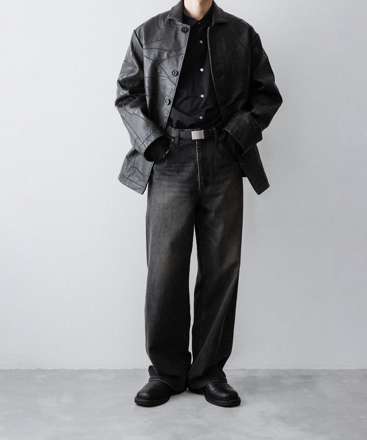 ssstein(シュタイン)のWIDE DENIM JEANS - BLACKの公式通販サイトsession福岡セレクトショップ