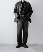 画像をギャラリービューアに読み込む, ssstein(シュタイン)のWIDE DENIM JEANS - BLACKの公式通販サイトsession福岡セレクトショップ
