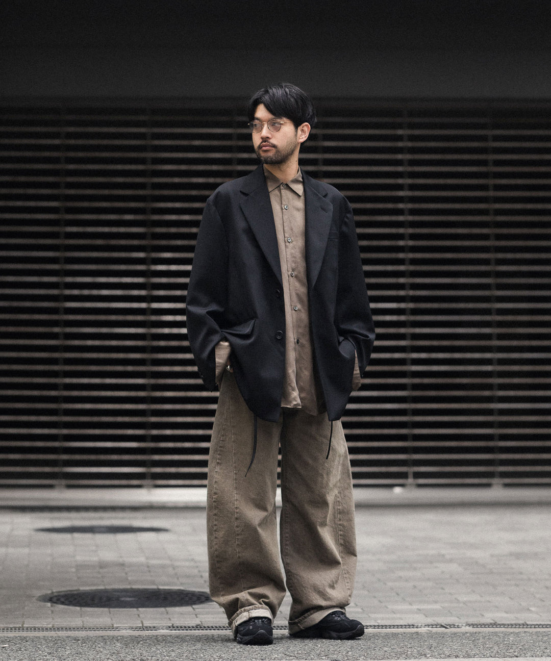 ssstein(シュタイン)のCUPRO FIBRIL OVERSIZED LS SHIRT - KHAKIの公式通販サイトsession福岡セレクトショップ