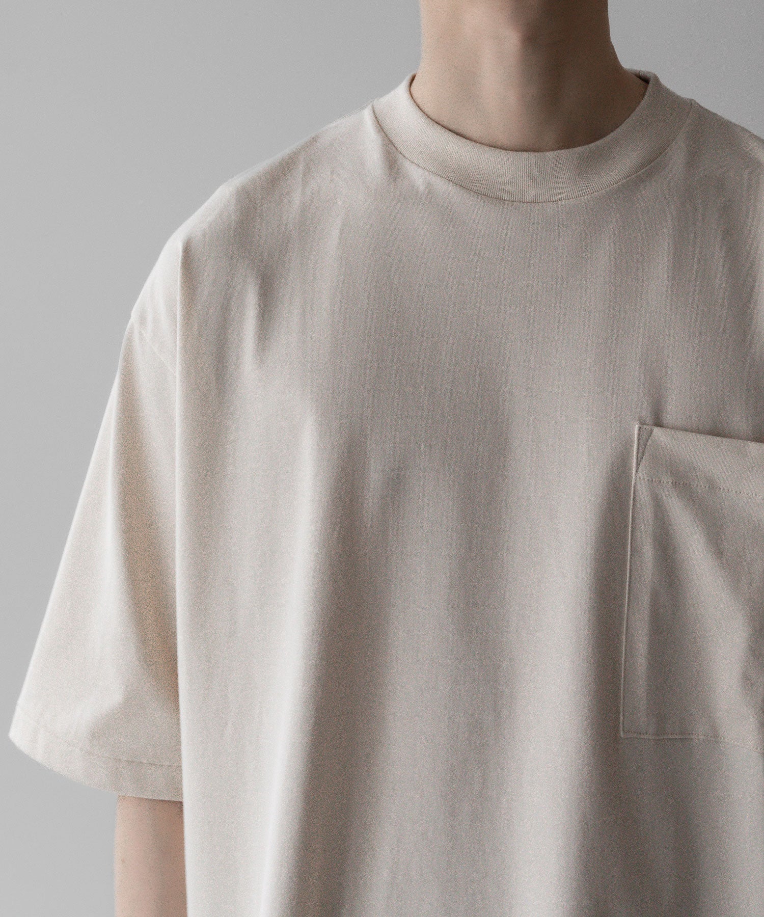 【INTÉRIM】インテリムのLONG STAPLE AUSTRALIAN COTTON HYPER BIG T-SHIRT - LIGHT BEIGE 公式通販サイトsession福岡セレクトショップ