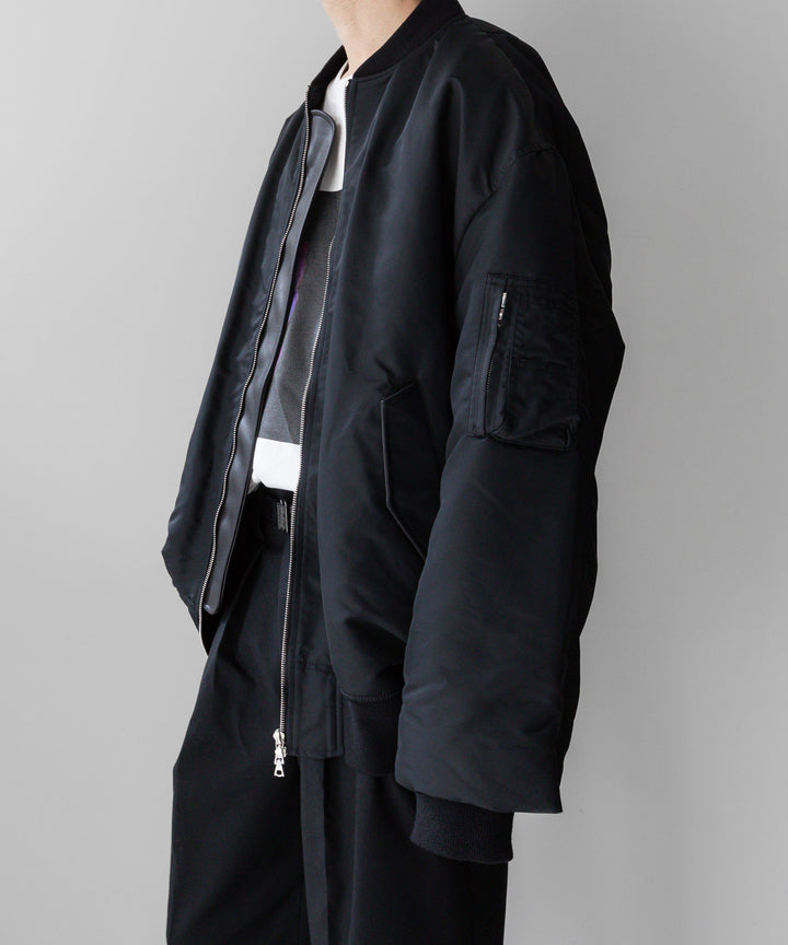 stein(シュタイン)の23AWコレクションOVERSIZED FLIGHT JACKETのBLACK