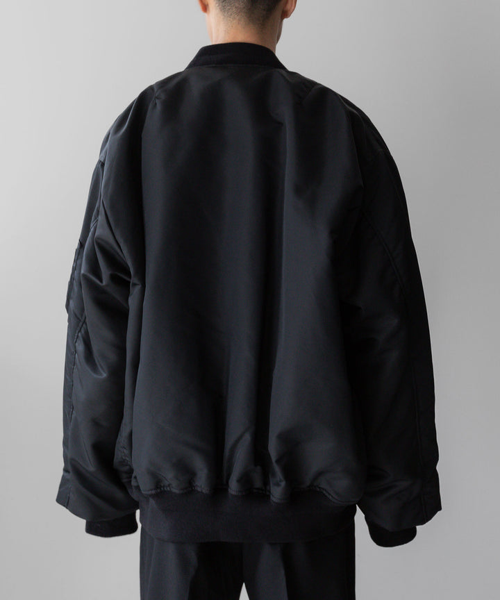 stein(シュタイン)の23AWコレクションOVERSIZED FLIGHT JACKETのBLACK
