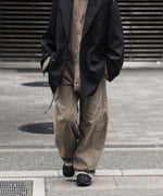 画像をギャラリービューアに読み込む, ssstein(シュタイン)の DEFORMATION WIDE COLOR DENIM PANTS - KHAKIの公式通販サイトsession福岡セレクトショップ
