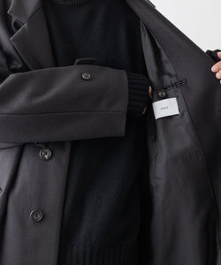 stein シュタイン 23AW LAY CHESTER COAT - DARK CHARCOAL sessionセッション福岡セレクトショップ 公式通販サイト