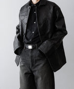 画像をギャラリービューアに読み込む, ssstein(シュタイン)のWIDE DENIM JEANS - BLACKの公式通販サイトsession福岡セレクトショップ
