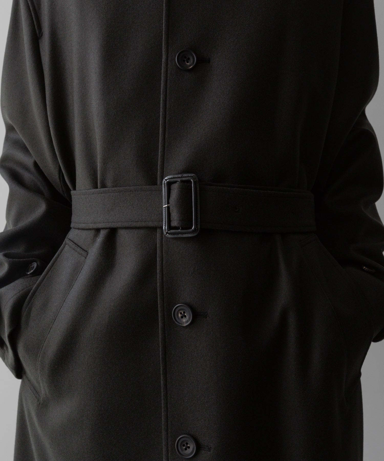 ssstein(シュタイン)の24AWコレクション OVERSIZED INVESTIGATED COAT - GREY KHAKI 公式通販サイトsession福岡セレクトショップ