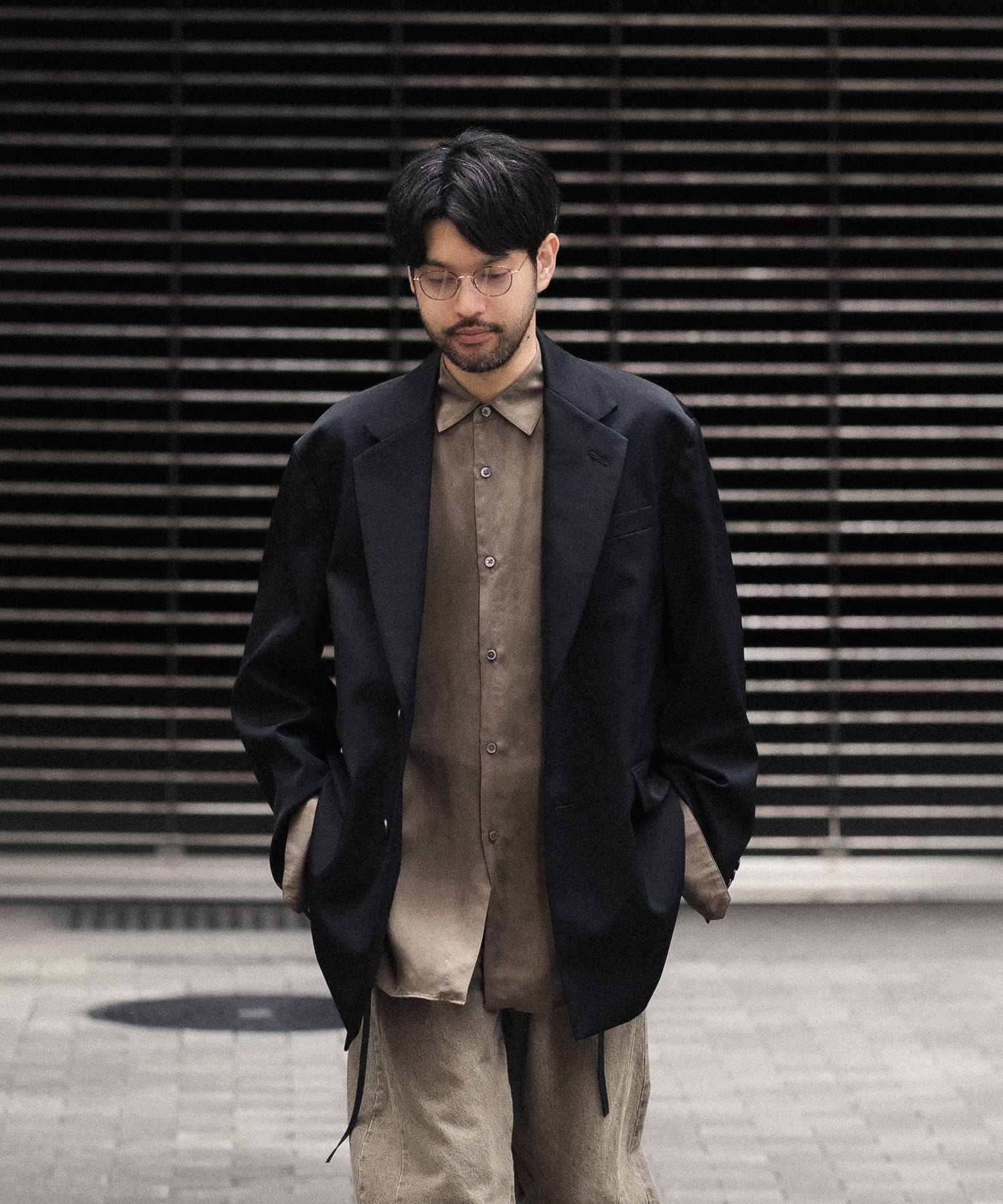 ssstein / シュタイン】OVERSIZED SINGLE BREASTED LONG JACKET