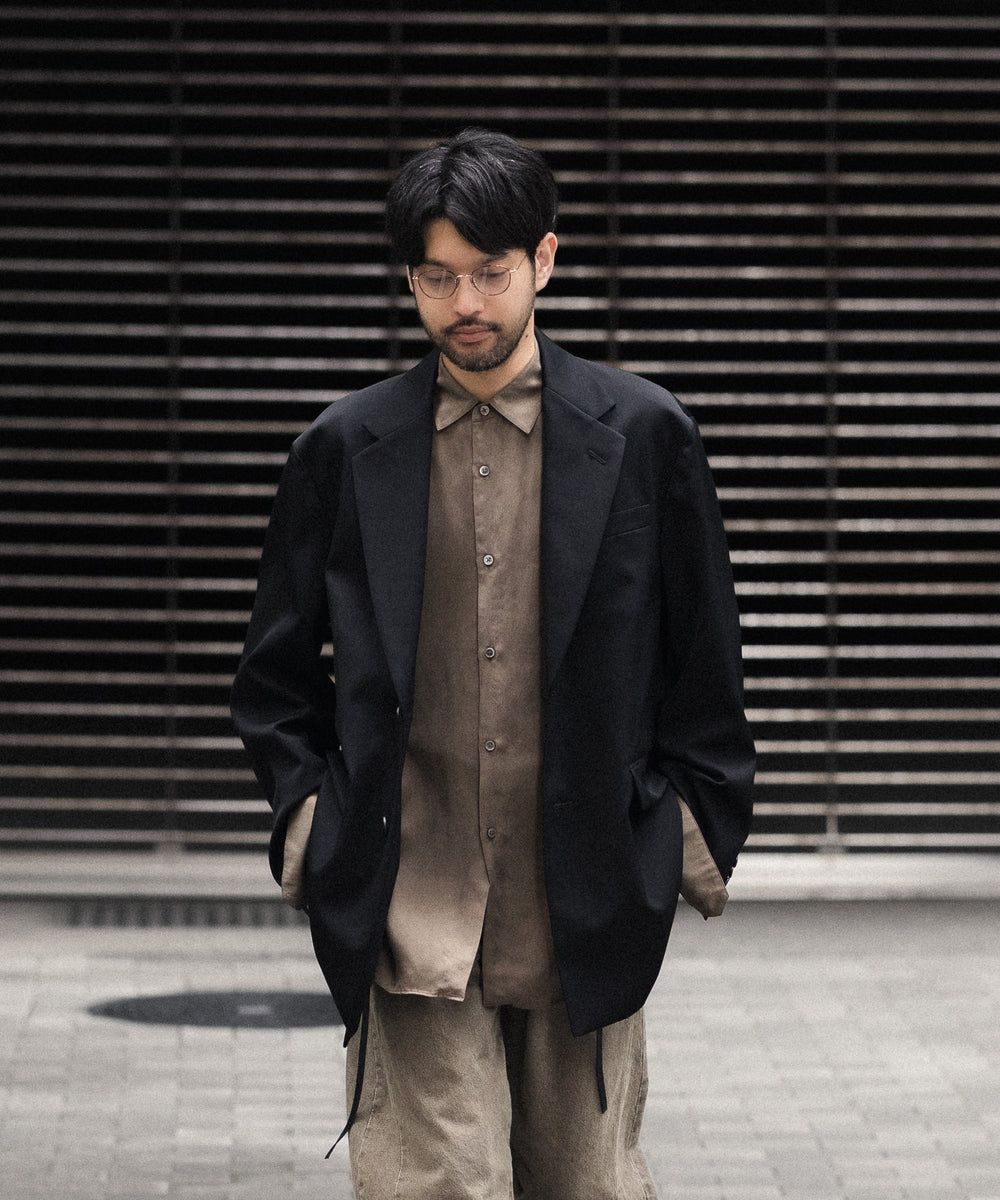 ssstein(シュタイン)のOVERSIZED SINGLE BREASTED LONG JACKET - BLACKの公式通販サイトsession福岡セレクトショップ