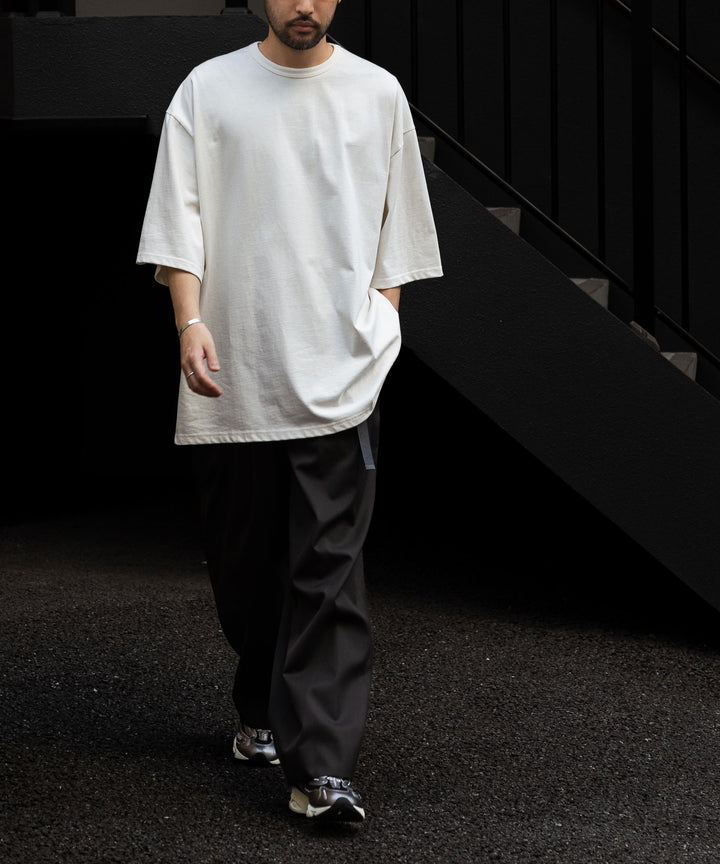 ssstein(シュタイン)の24AWコレクション EASY WIDE TROUSERS (2/72 WOOL GABARDINE) - GREY KHAKI 公式通販サイトsession福岡セレクトショップ