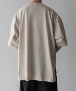 画像をギャラリービューアに読み込む, 【INTÉRIM】インテリムのLONG STAPLE AUSTRALIAN COTTON HYPER BIG T-SHIRT - LIGHT BEIGE 公式通販サイトsession福岡セレクトショップ
