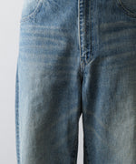 画像をギャラリービューアに読み込む, ssstein(シュタイン)のWIDE DENIM JEANS - INDIGOの公式通販サイトsession福岡セレクトショップ
