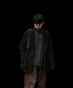 画像をギャラリービューアに読み込む, ssstein(シュタイン)のCOW NUBUCK BLAZER - DARK BROWNの公式通販サイトsession福岡セレクトショップ
