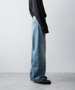 画像をギャラリービューアに読み込む, ssstein(シュタイン)のWIDE DENIM JEANS - INDIGOの公式通販サイトsession福岡セレクトショップ
