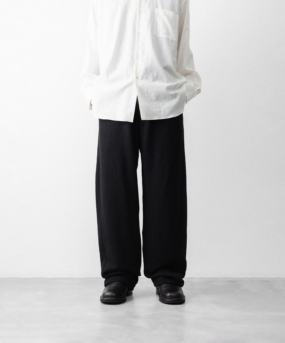ssstein(シュタイン)のLOOPWHEEL COTTON SWEAT PANTS - BLACKの公式通販サイトsession福岡セレクトショップ
