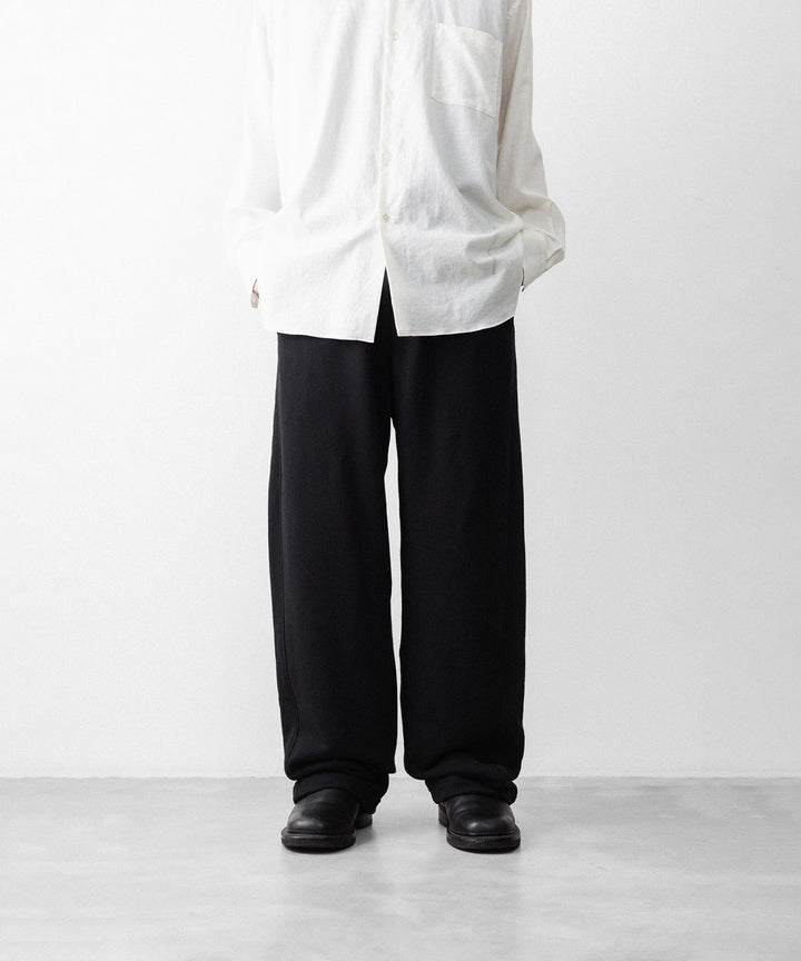 ssstein(シュタイン)のLOOPWHEEL COTTON SWEAT PANTS - BLACKの公式通販サイトsession福岡セレクトショップ