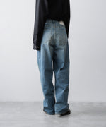 画像をギャラリービューアに読み込む, ssstein(シュタイン)のWIDE DENIM JEANS - INDIGOの公式通販サイトsession福岡セレクトショップ
