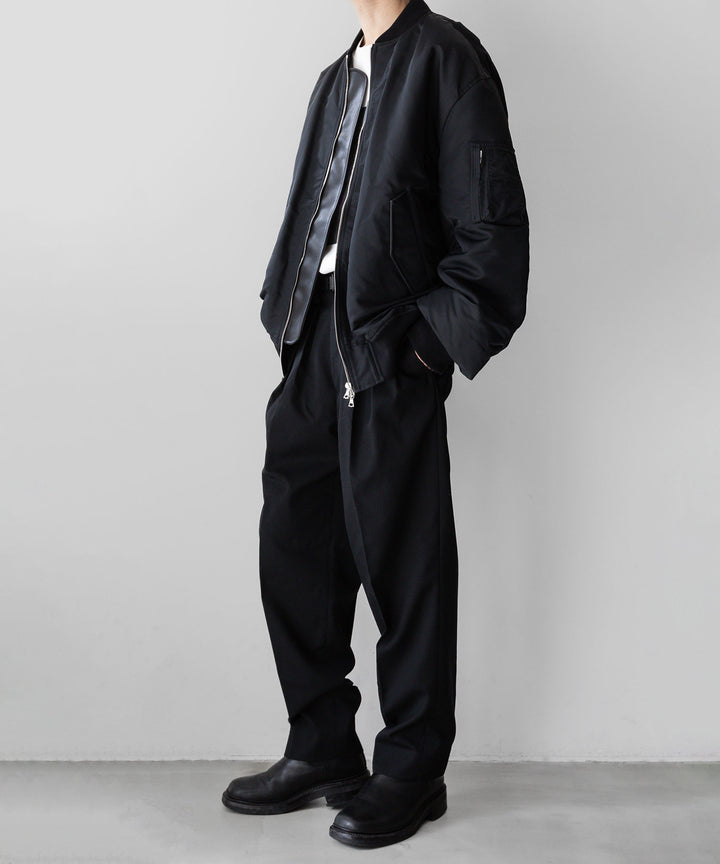 stein(シュタイン)の23AWコレクションOVERSIZED FLIGHT JACKETのBLACK