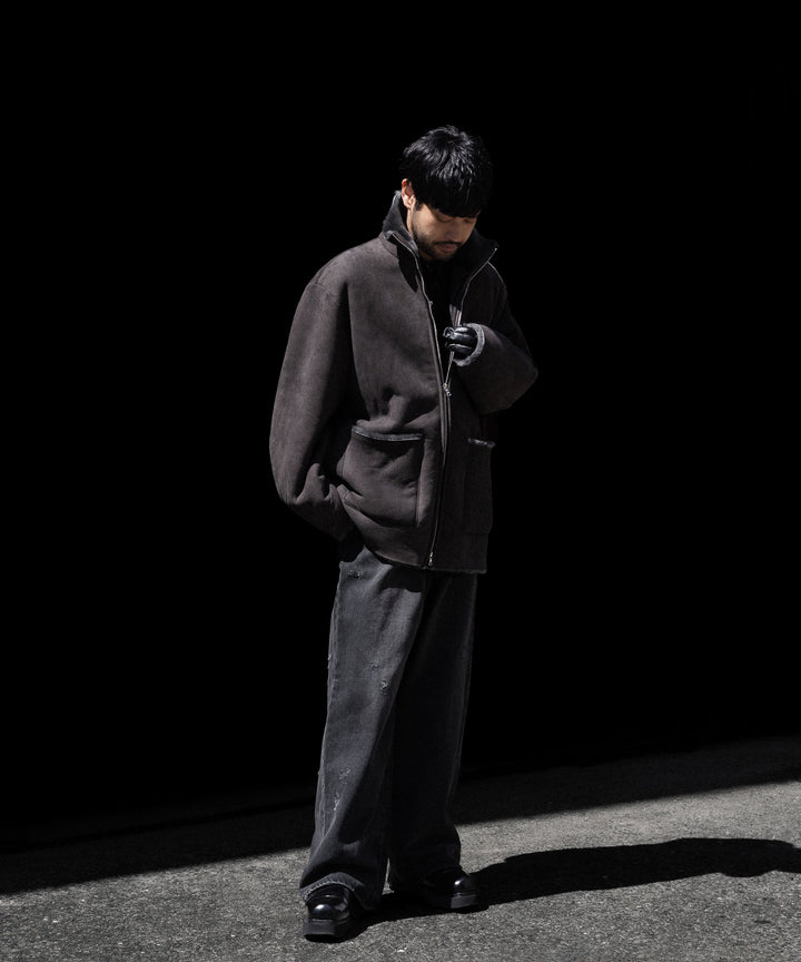 ssstein(シュタイン)のCUT-OFF MOUTON JACKET - GREY KHAKIの公式通販サイトsession福岡セレクトショップ
