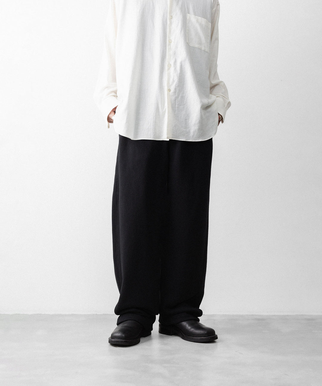 ssstein(シュタイン)のLOOPWHEEL COTTON SWEAT PANTS - BLACKの公式通販サイトsession福岡セレクトショップ