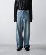 画像をギャラリービューアに読み込む, ssstein(シュタイン)のWIDE DENIM JEANS - INDIGOの公式通販サイトsession福岡セレクトショップ
