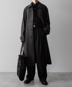 ssstein(シュタイン)の24AWコレクション OVERSIZED INVESTIGATED COAT - GREY KHAKI 公式通販サイトsession福岡セレクトショップ