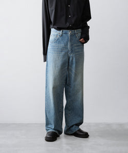 ssstein / シュタイン】WIDE DENIM JEANS - INDIGO | 公式通販サイト
