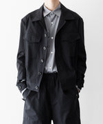 画像をギャラリービューアに読み込む, UJOH - ウジョーのSHORT BLOUSONのBLACK公式通販サイトsession福岡セレクトショップ
