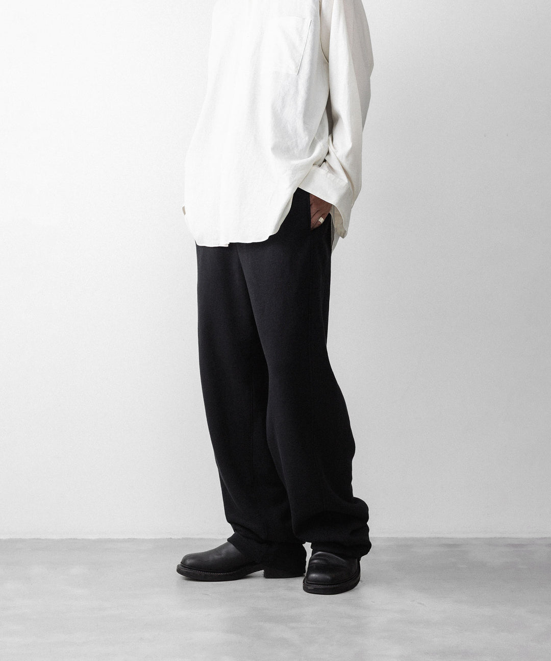 ssstein(シュタイン)のLOOPWHEEL COTTON SWEAT PANTS - BLACKの公式通販サイトsession福岡セレクトショップ