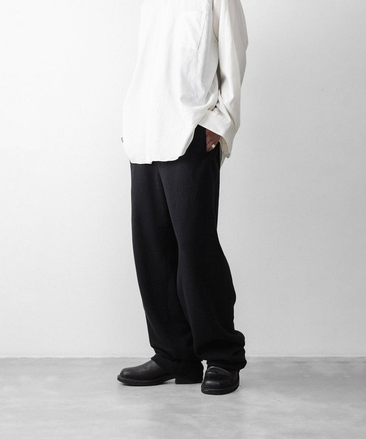 ssstein(シュタイン)のLOOPWHEEL COTTON SWEAT PANTS - BLACKの公式通販サイトsession福岡セレクトショップ
