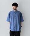 【KANEMASA PHIL.】46G ATMOSPHERE S/S SHIRT - ULTRAMARINE
