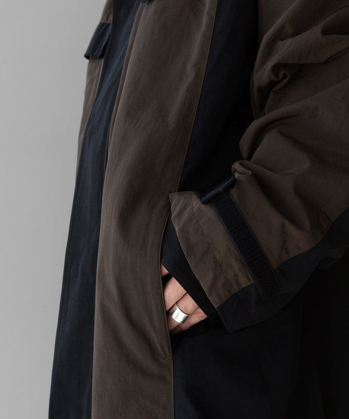 stein(シュタイン)の23AWコレクションMAXI-LENGTH STAND COLLAR COATのMILITARY KHAKI