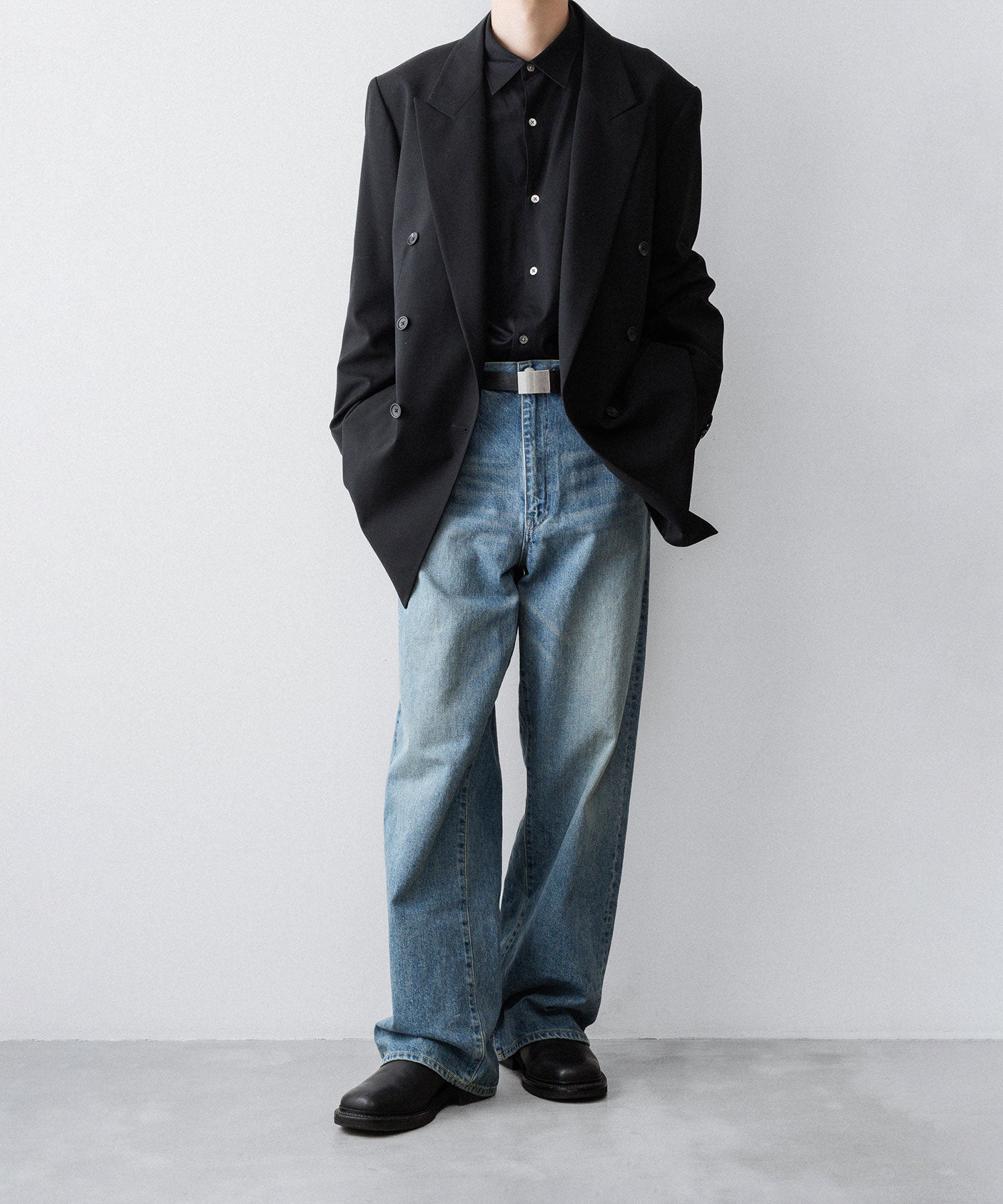 ssstein / シュタイン】WIDE DENIM JEANS - INDIGO | 公式通販サイト