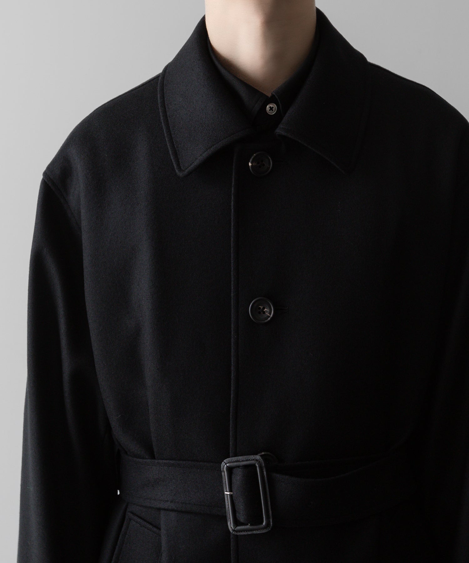 ssstein(シュタイン)の24AWコレクション OVERSIZED INVESTIGATED COAT - BLACK 公式通販サイトsession福岡セレクトショップ