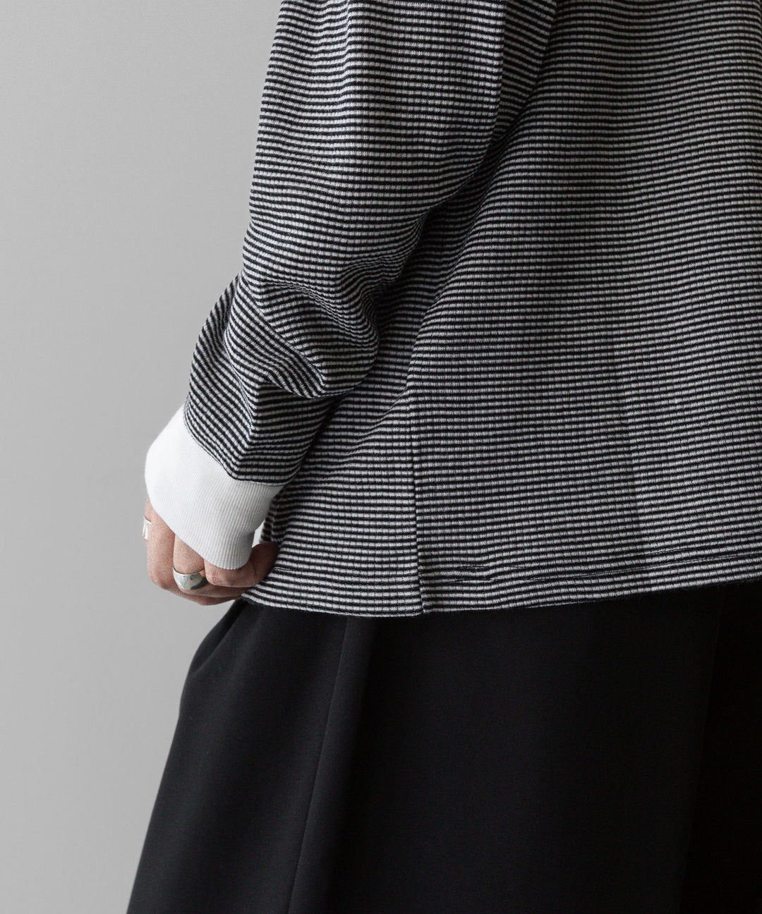 ssstein(シュタイン)の24AWコレクション STRIPED WOOL OVERSIZED LONG SLEEVE TEE - OFF 公式通販サイトsession福岡セレクトショップ