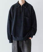 画像をギャラリービューアに読み込む, 【phebus】SULFUR DYE FLEECE P/O - CAHRCOAL
