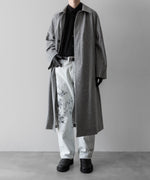 画像をギャラリービューアに読み込む, 【INTÉRIM】CASHMERE DRAP HYPER BIG BELTED OVER COAT - GRAY
