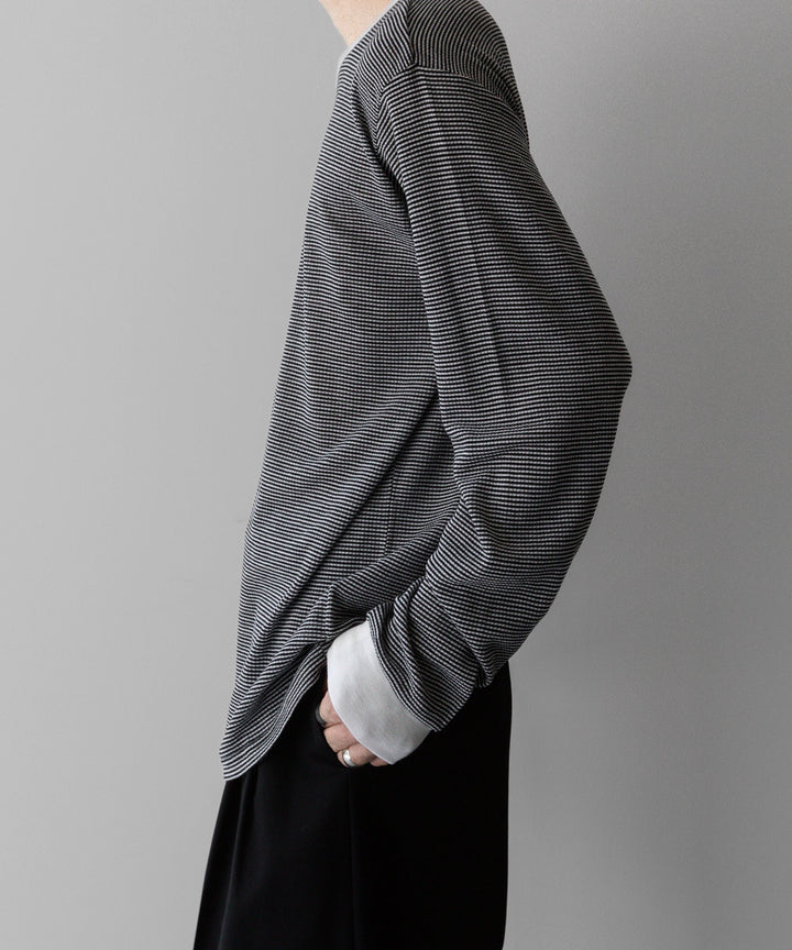 ssstein(シュタイン)の24AWコレクション STRIPED WOOL OVERSIZED LONG SLEEVE TEE - OFF 公式通販サイトsession福岡セレクトショップ