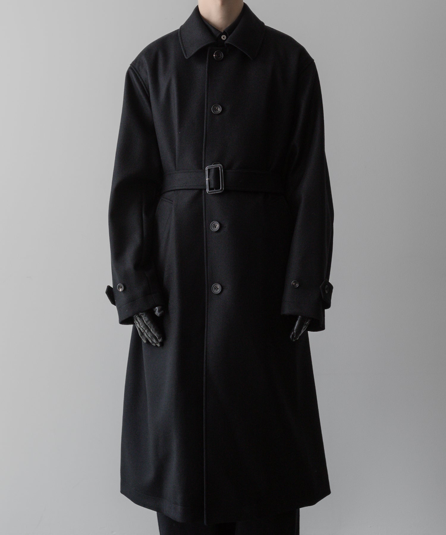 ssstein(シュタイン)の24AWコレクション OVERSIZED INVESTIGATED COAT - BLACK 公式通販サイトsession福岡セレクトショップ